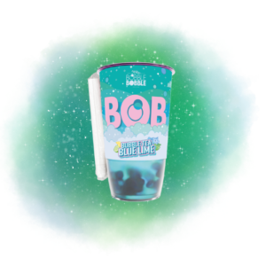 bobble bob bubble tea modra limeta karton (9kos.)